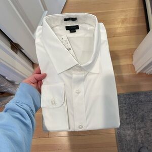 J. Crew White Dress Shirt Classic Button-Down